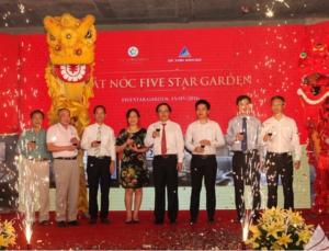 Hơn 500 khách hàng tham dự lễ cất nóc dự án Five Star Garden