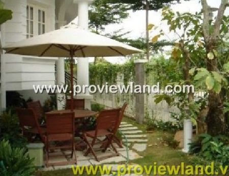 Villa for rent in Saigon Pearl 4 bedrooms area 500sqm 1 ground 2 floors