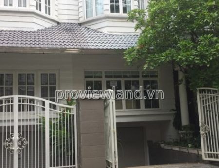Saigon Pearl villa for rent with area of 450sqm 4 bedrooms 2 floors