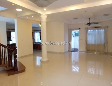 Thao Dien villa for rent with area 405sqm 4 bedrooms 3 floors full furniture