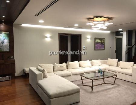 Duplex Saigon Pearl apartment for sale area 540sqm 3 floors 5 bedrooms full furniture